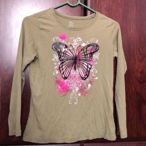 The children’s place girls long sleeve tee